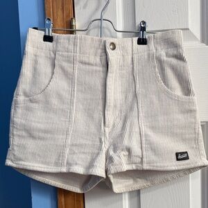 Hammies High-Waist White Shorts
